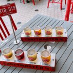 red truck brewery flight beer canada